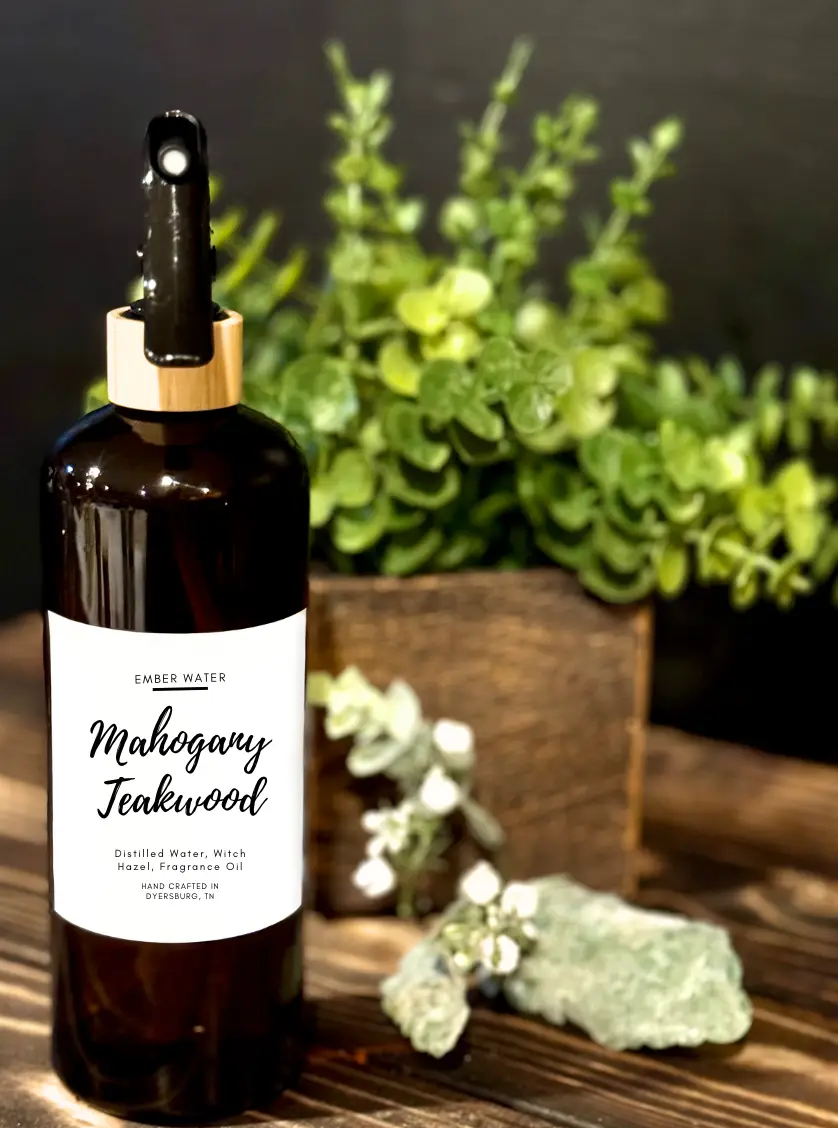 Mahogany Teakwood Room + Linen Spray