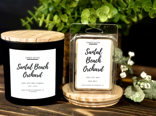 Santal Beach Orchard 16 oz 100% Soy Candle 