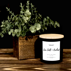 Sea Salt + Orchid 16 oz 100% Soy Candle 