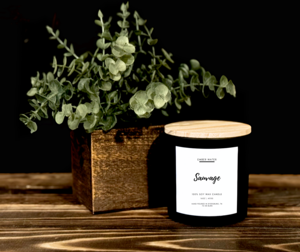 Sauvage 16 oz 100% Soy Candle  - Image 3