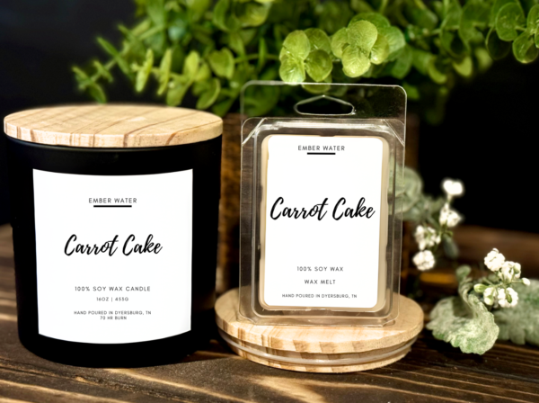 Carrot Cake 16 oz 100% Soy Candle  - Image 3