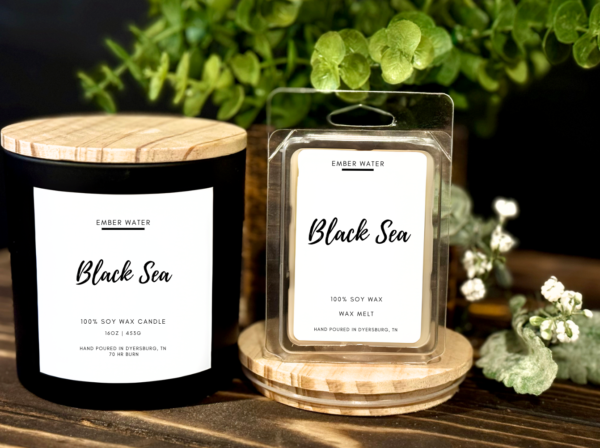 Black Sea 16 oz 100% Soy Candle  