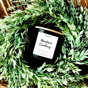 Mandarin Cranberry 16 oz 100% Soy Candle