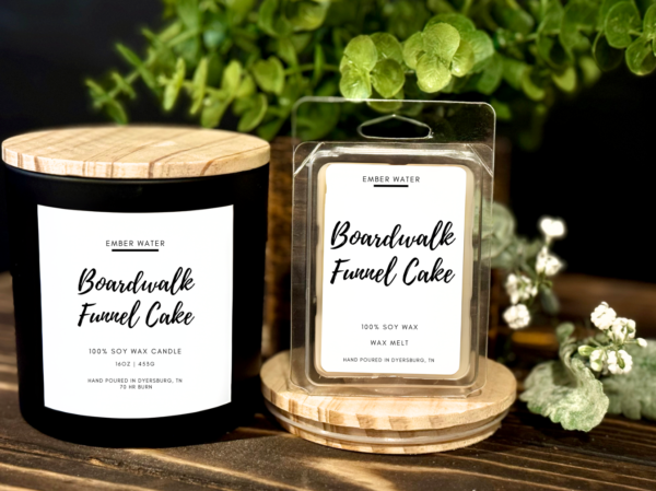 Boardwalk Funnel Cake 16 oz 100% Soy Candle   - Image 2