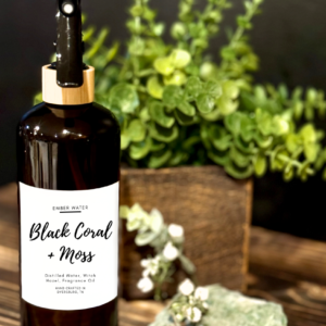 Black Coral + Moss Room + Linen Spray