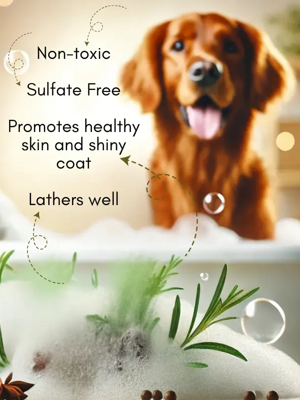 Santal + Coconut Dog Shampoo (Sulfate Free) - Image 2