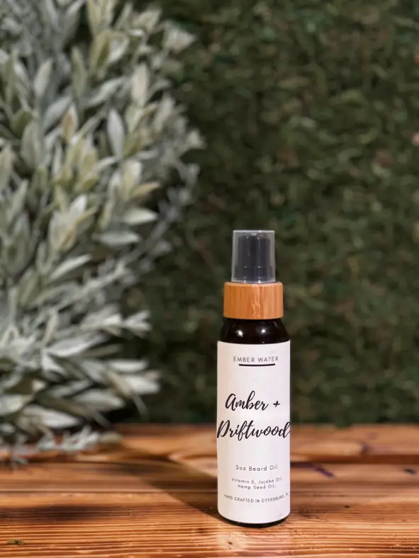 Amber + Driftwood Shower + Beard Oil - Image 3