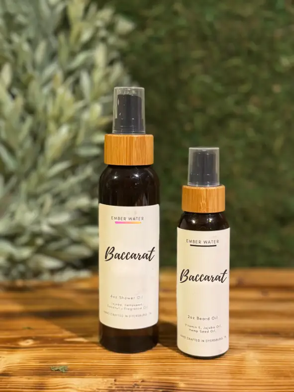 Baccarat Shower + Beard Oil