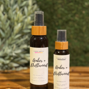 Amber + Driftwood Shower + Beard Oil
