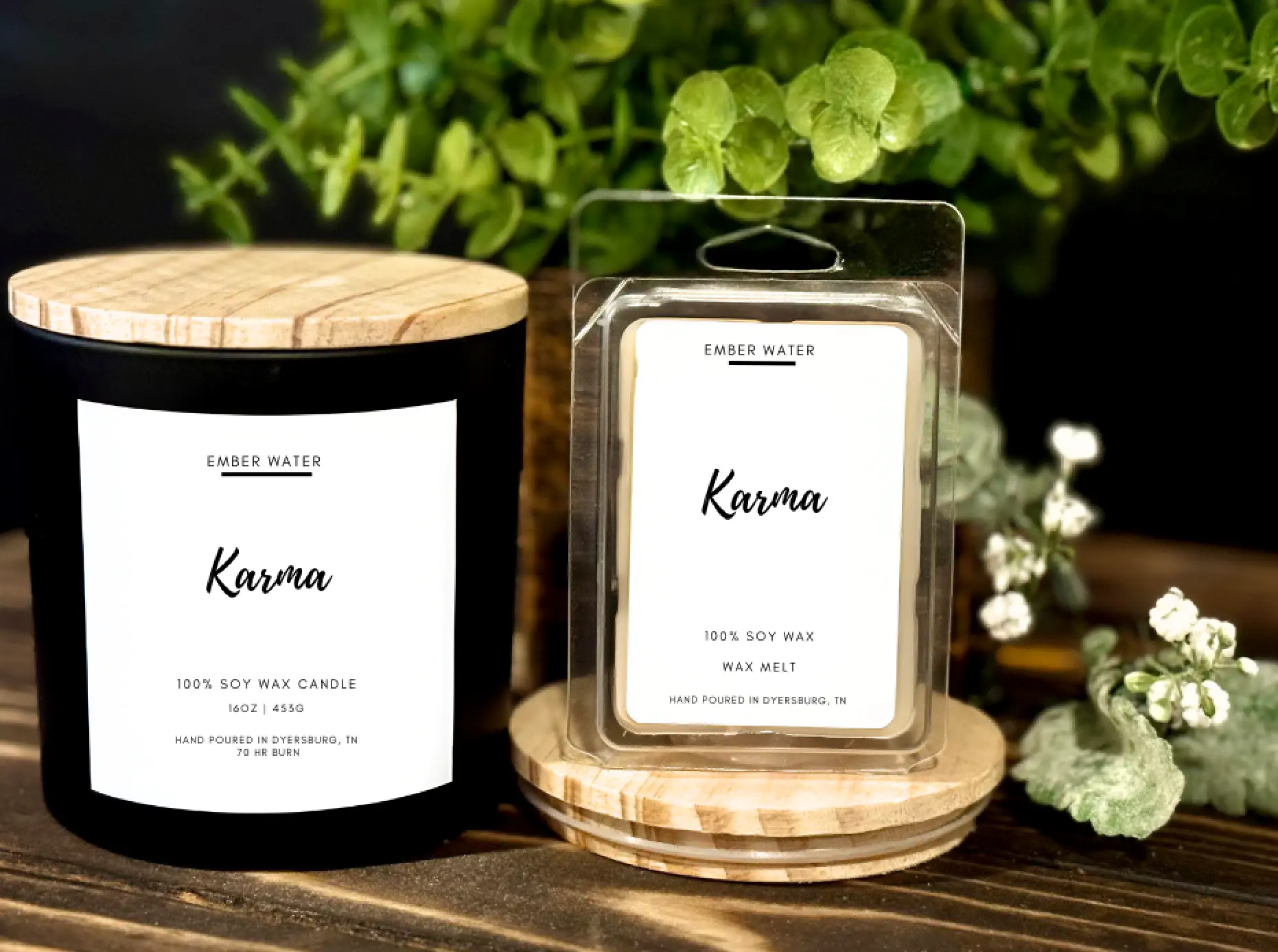 Karma 16 oz 100% Soy Candle - Image 2