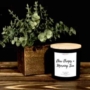 Dew Drops + Morning Sun 16 oz 100% Soy Candle