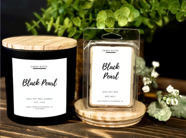 Black Pearl 16 oz 100% Soy Candle - Image 2