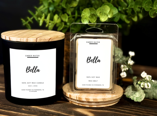 Bella 16 oz 100% Soy Candle - Image 3