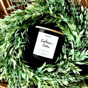 Cashmere + Cedar 16 oz 100% Soy Candle