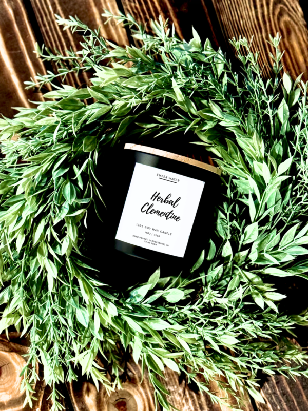 Herbal Clementine 16 oz 100% Soy Candle