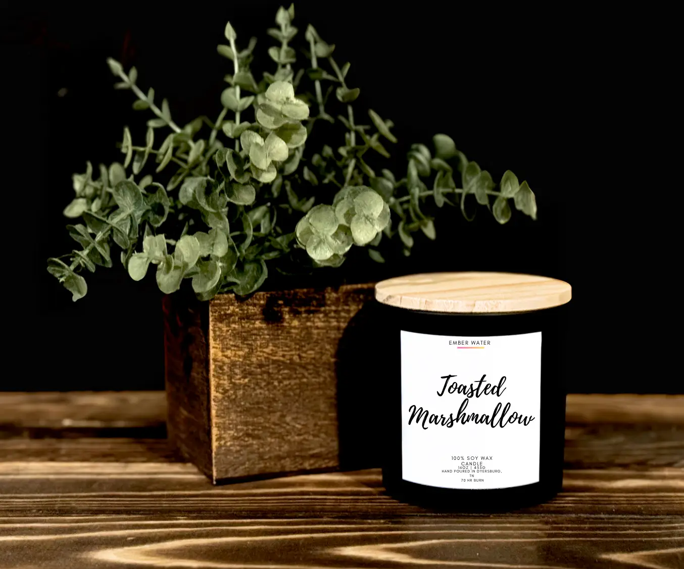 Toasted Marshmallow 16 oz 100% Soy Candle - Image 3