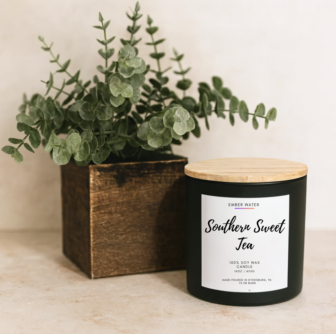 Southern Sweet Tea 16 oz 100% Soy Candle - Image 5