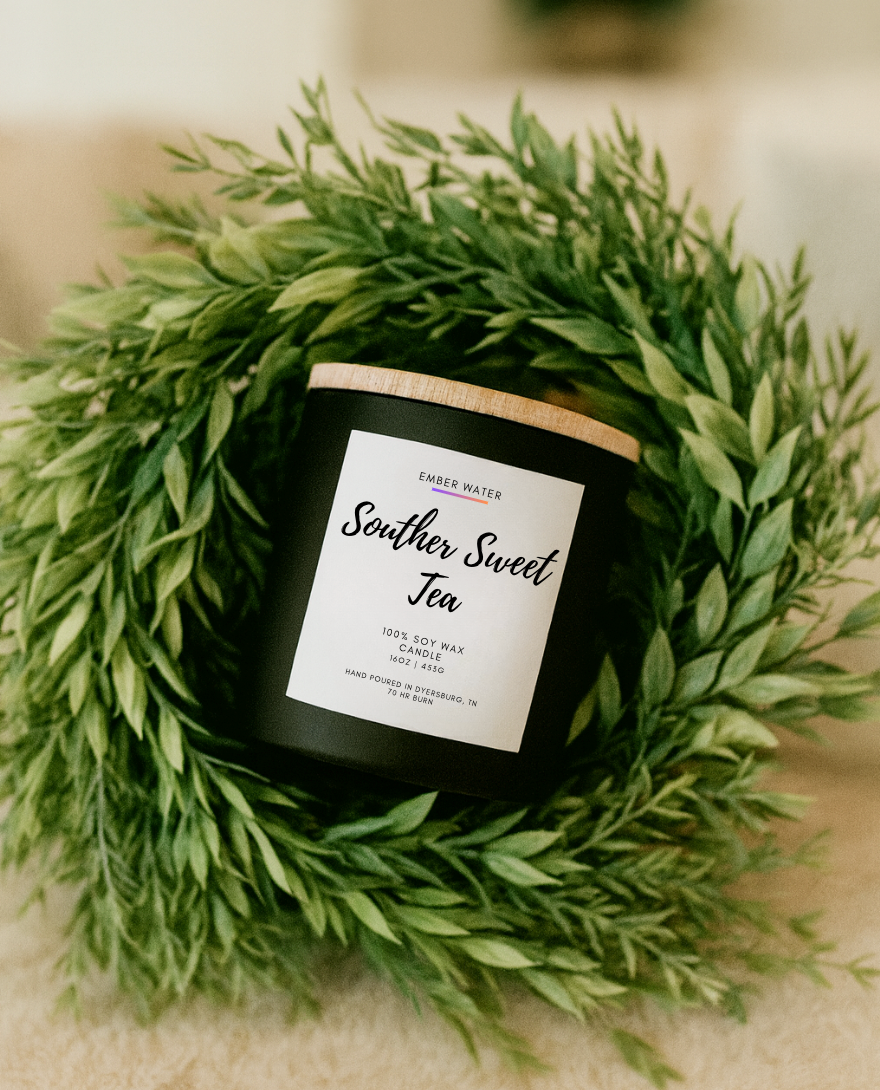 Southern Sweet Tea 16 oz 100% Soy Candle - Image 4
