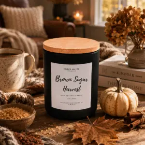 Brown Sugar Harvest 16 oz 100% Soy Candle