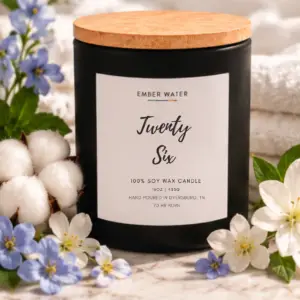 Twenty Six 16 oz 100% Soy Candle