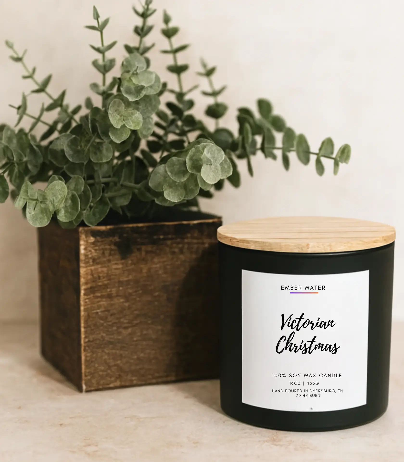 Victorian Christmas 16 oz 100% Soy Candle - Image 2